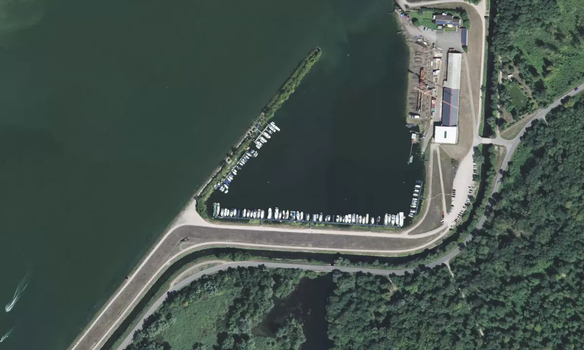 Flyfoto av Segelclub Honau