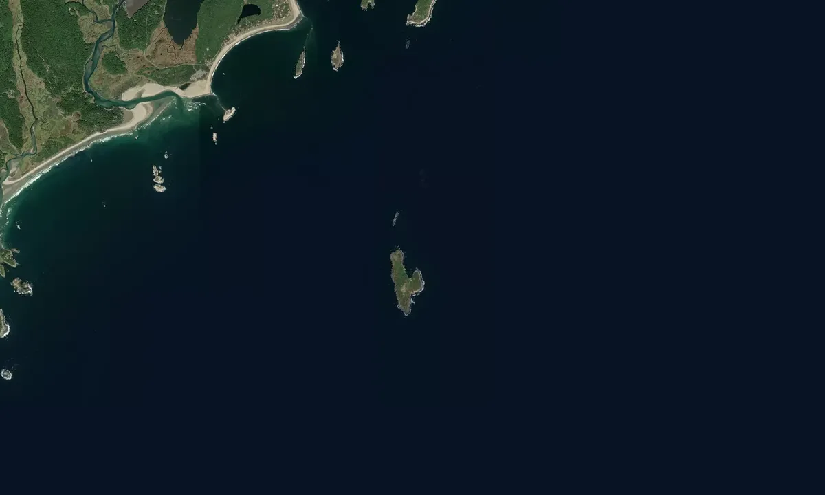 Flyfoto av Seguin Island (Moorings)