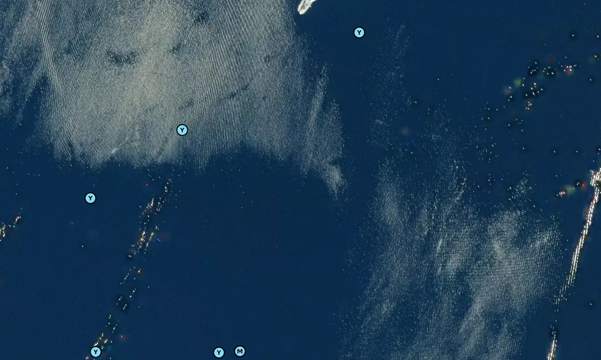 Satelite image of Selimiye Bay