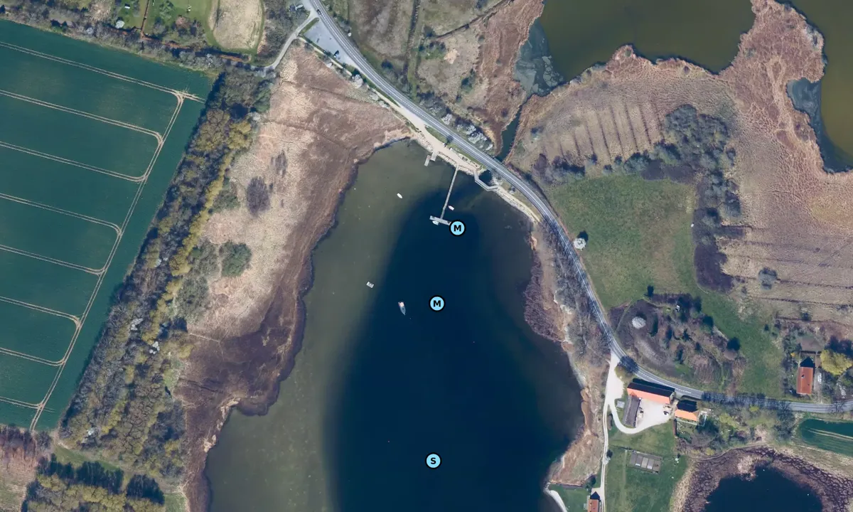 Satelite image of Selsø Møllekrog Bådelaug