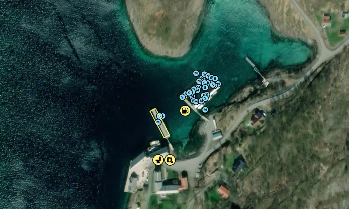 Satelite image of Selsøyvik Handelsted