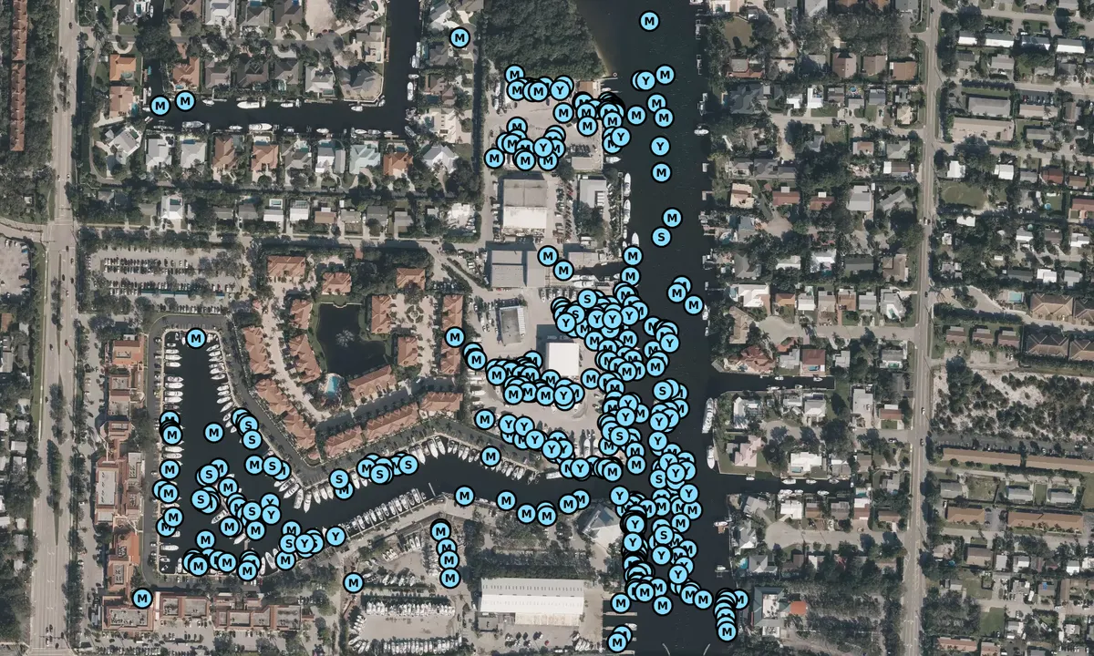 Satelite image of Seminole Marine