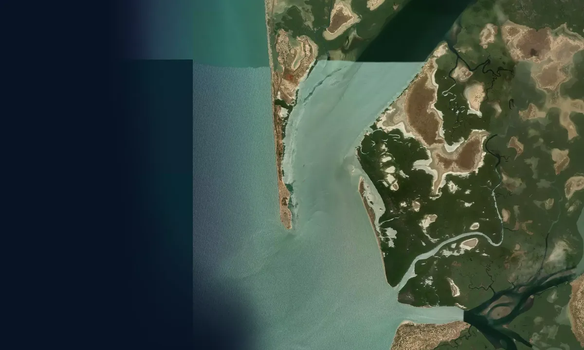 Flyfoto av Senegal-Saloum Djifère