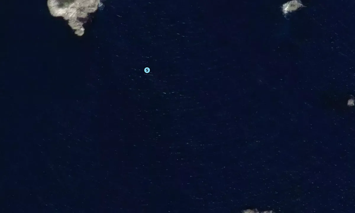 Satelite image of Senga anchorage