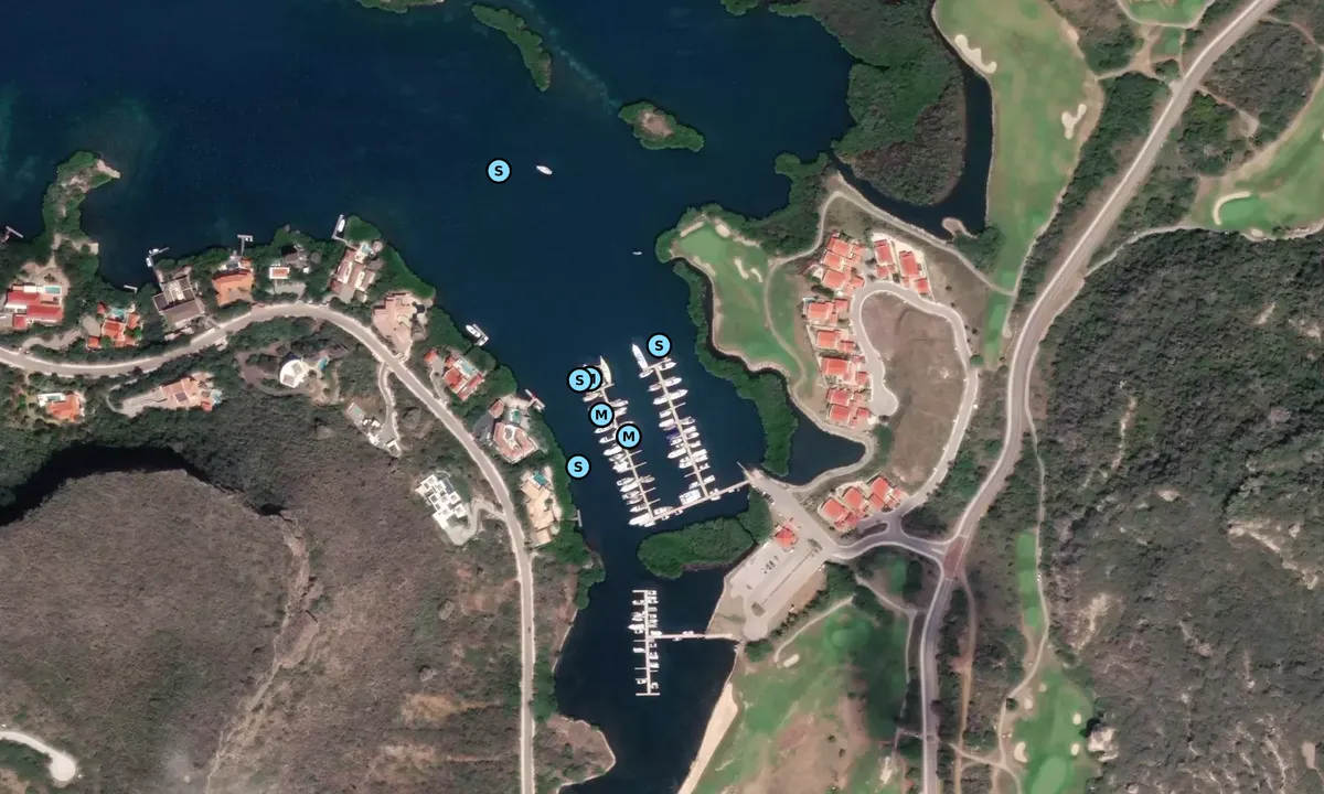 Satelite image of Seru Boca Marina - Newport