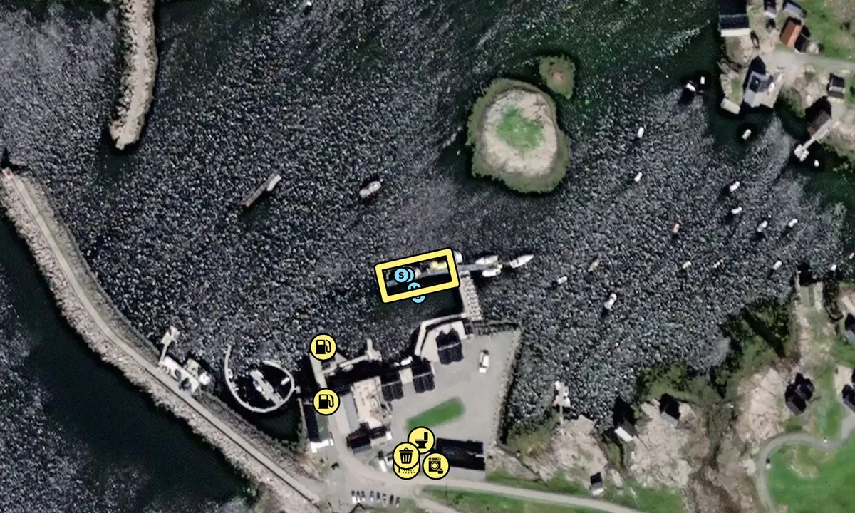 Satelite image of Seter Brygge, Setervågen