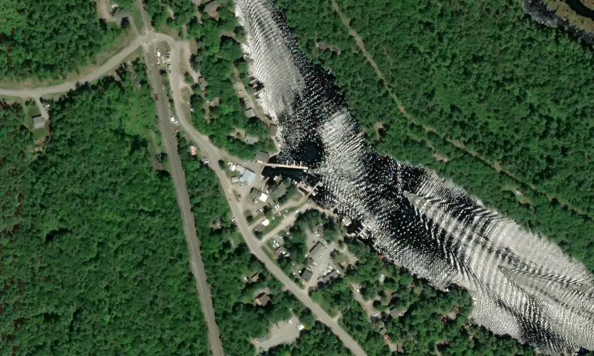 Satelite image of Severn Riverhouse Restaurant