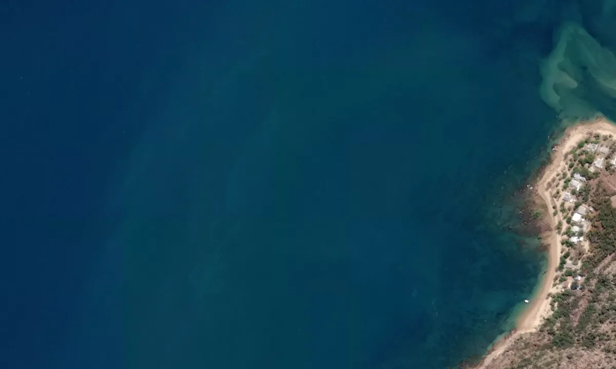 Flyfoto av Shark Bay - Guthalungra