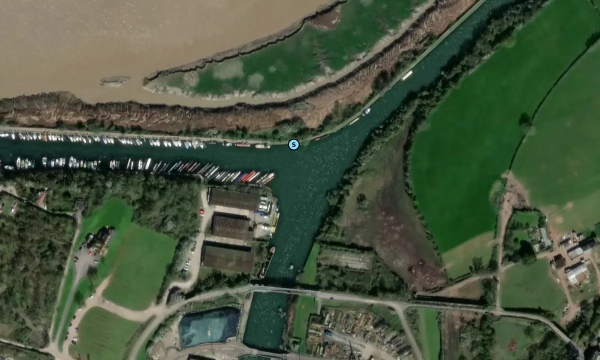 Satelite image of Sharpness Marina
