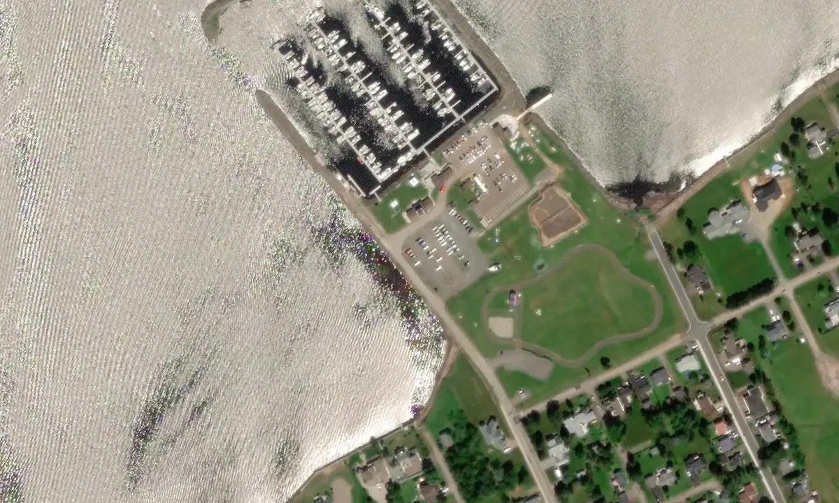 Satelite image of *Shediac Bay Yacht Club