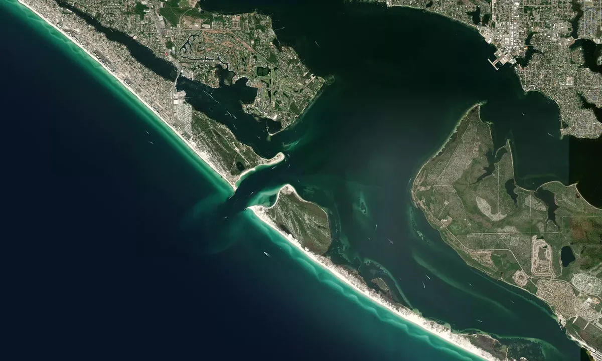 Flyfoto av Shell Island - 3