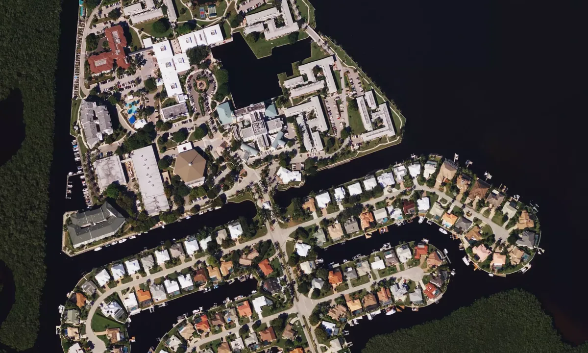 Satelite image of Shell Point Retirement Community Guest Dock
