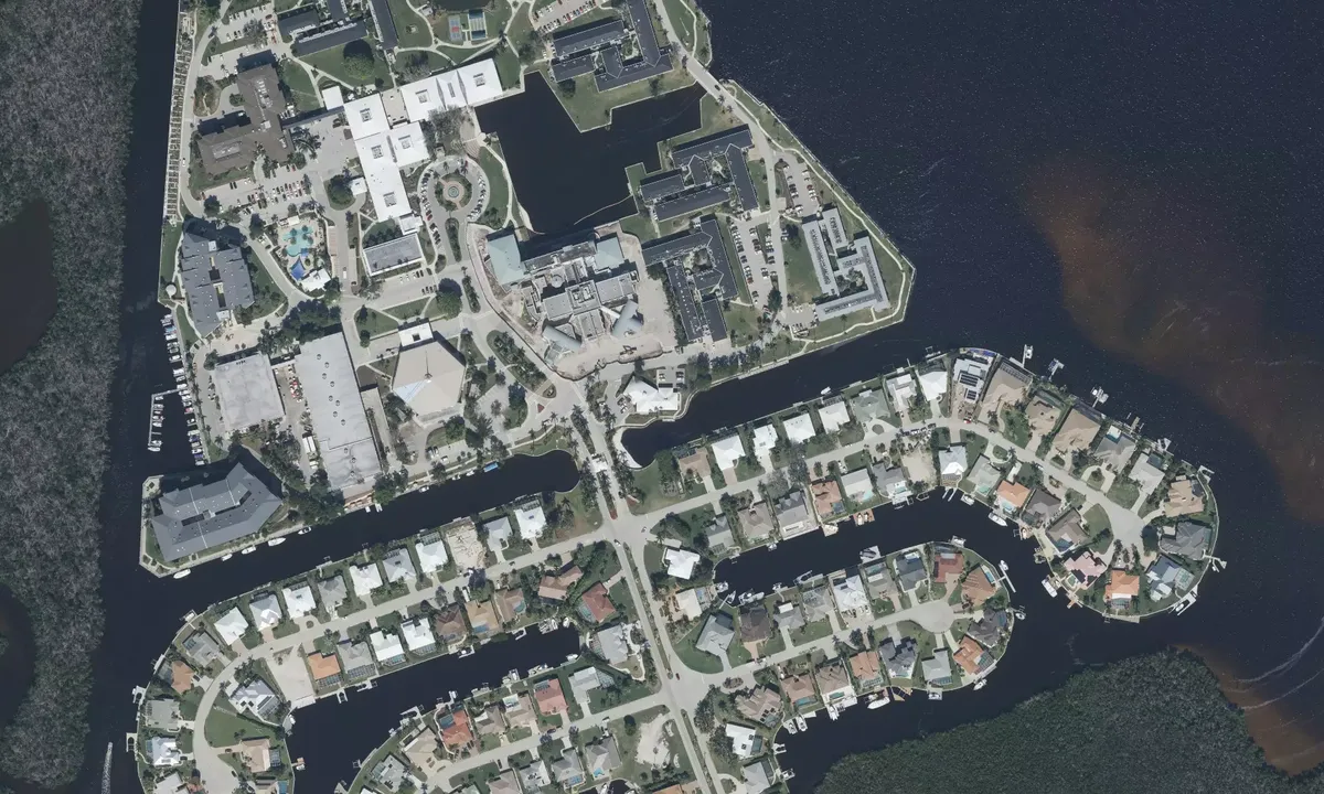 Satelite image of Shell Point Retirement Community Guest Dock