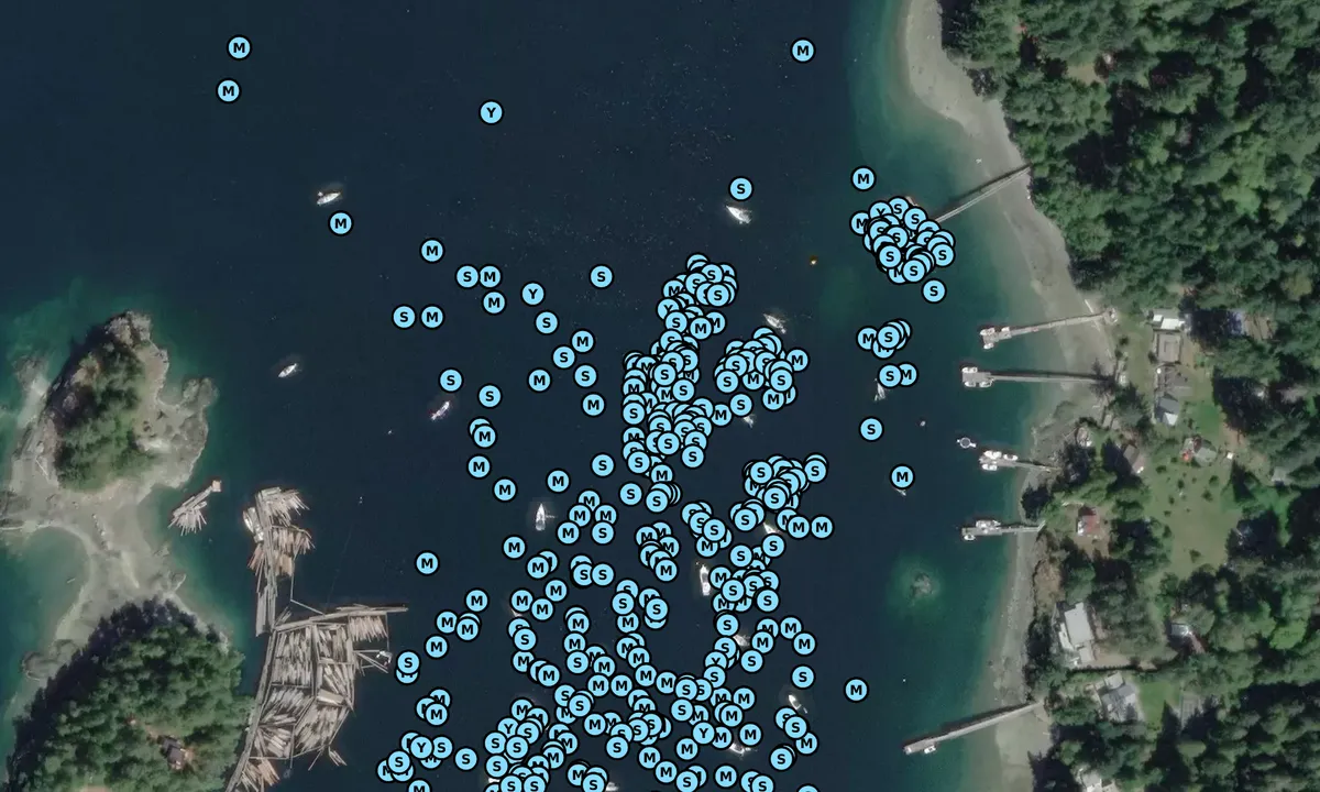 Satelite image of Shelter Islets
