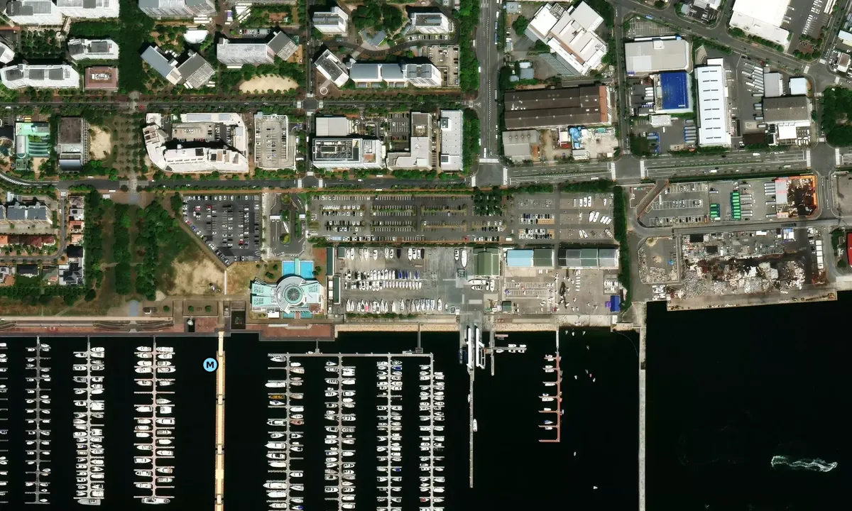 Satelite image of Shin Nishinomiya Yacht Harbour