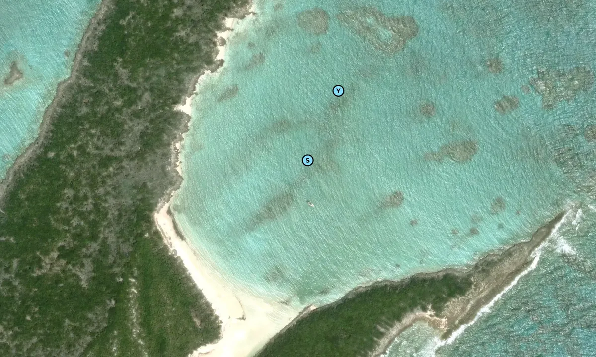 Satelite image of Ship Channel Cay East