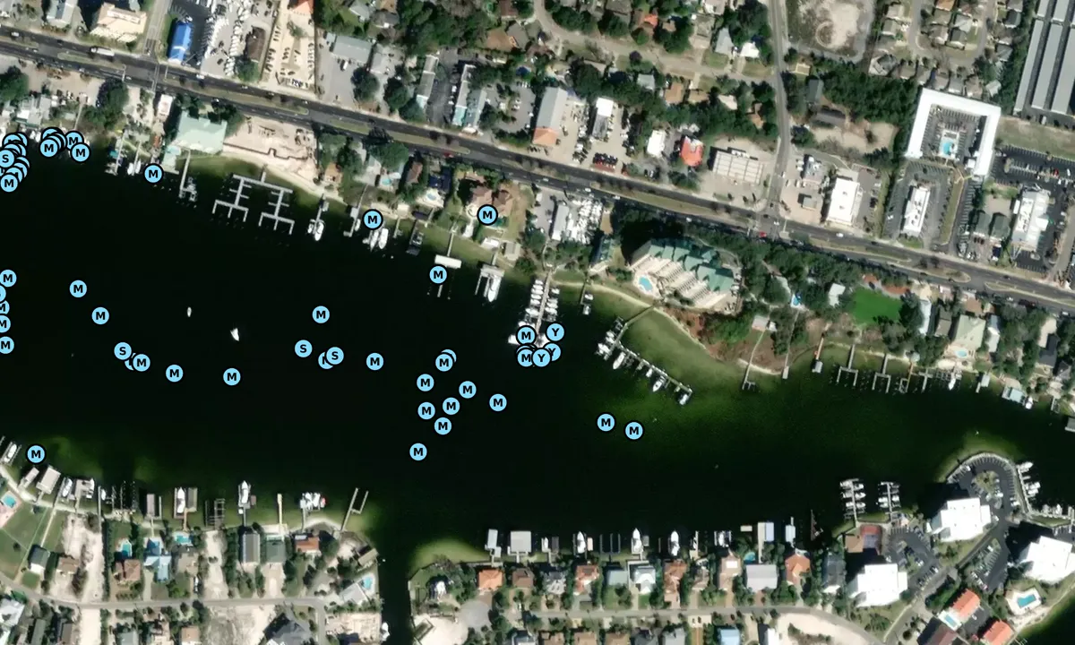 Satelite image of Ships Chandler
