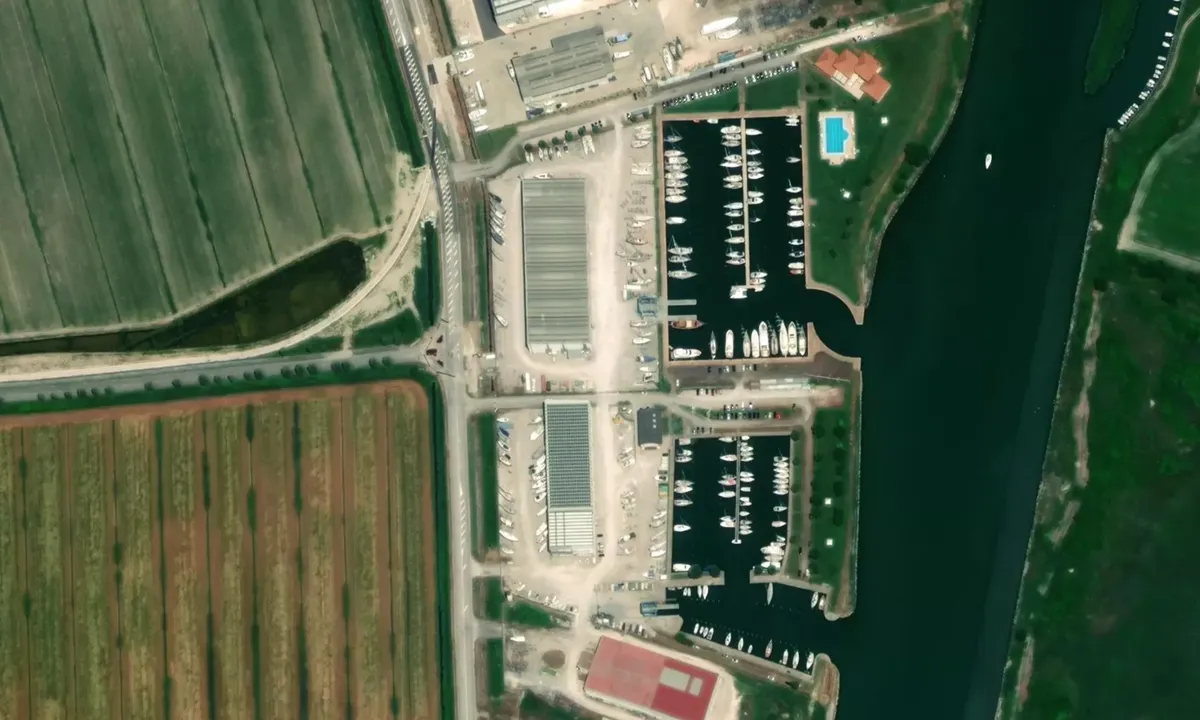 Flyfoto av Shipyard & Marina Sant' Andrea