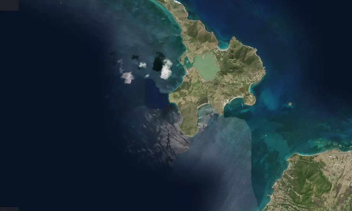 Flyfoto av Shitten Bay - Basseterre