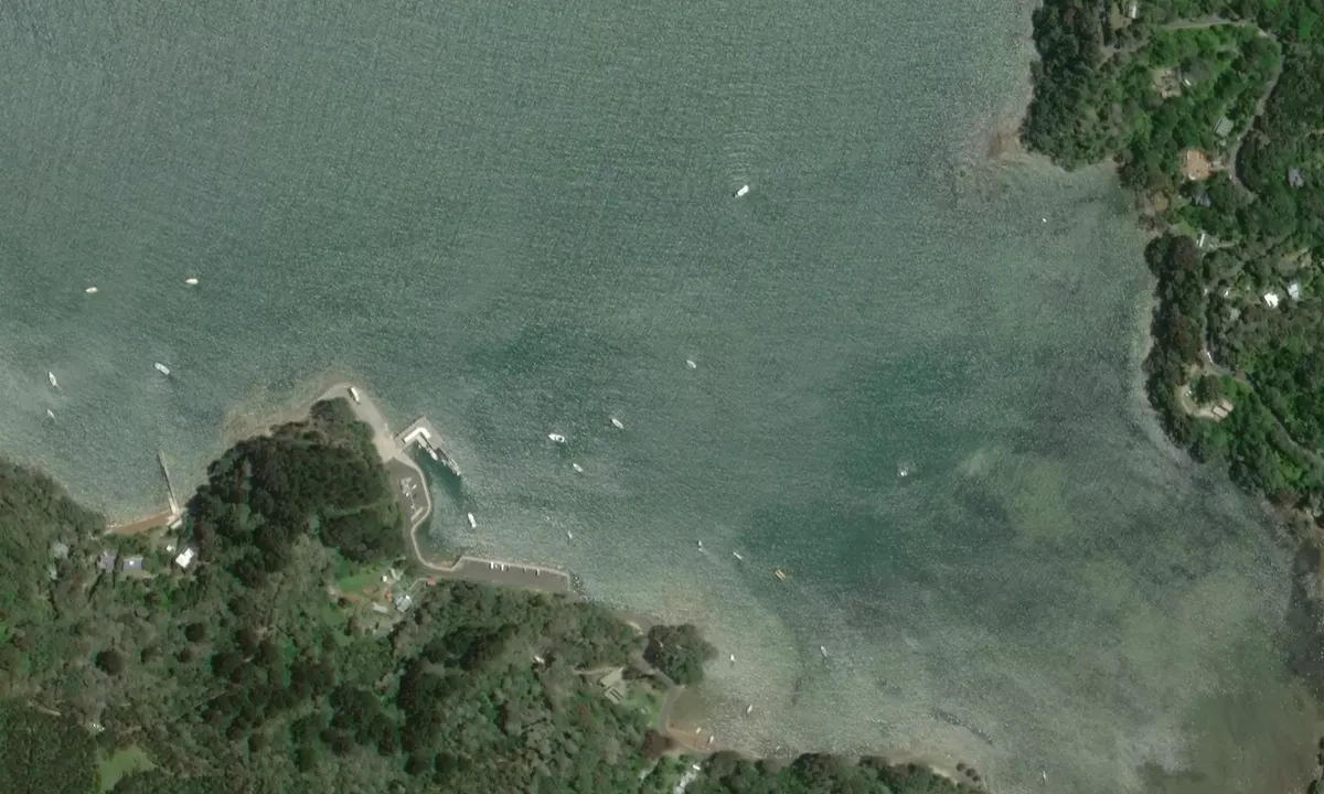 Flyfoto av Shoal Bay