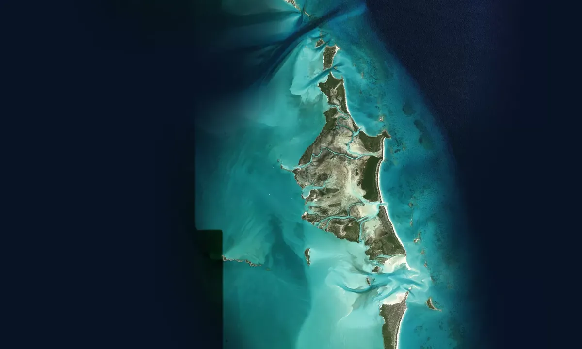 Flyfoto av Shroud Cay Mooring Field (Exuma Cays Land & Sea Pa