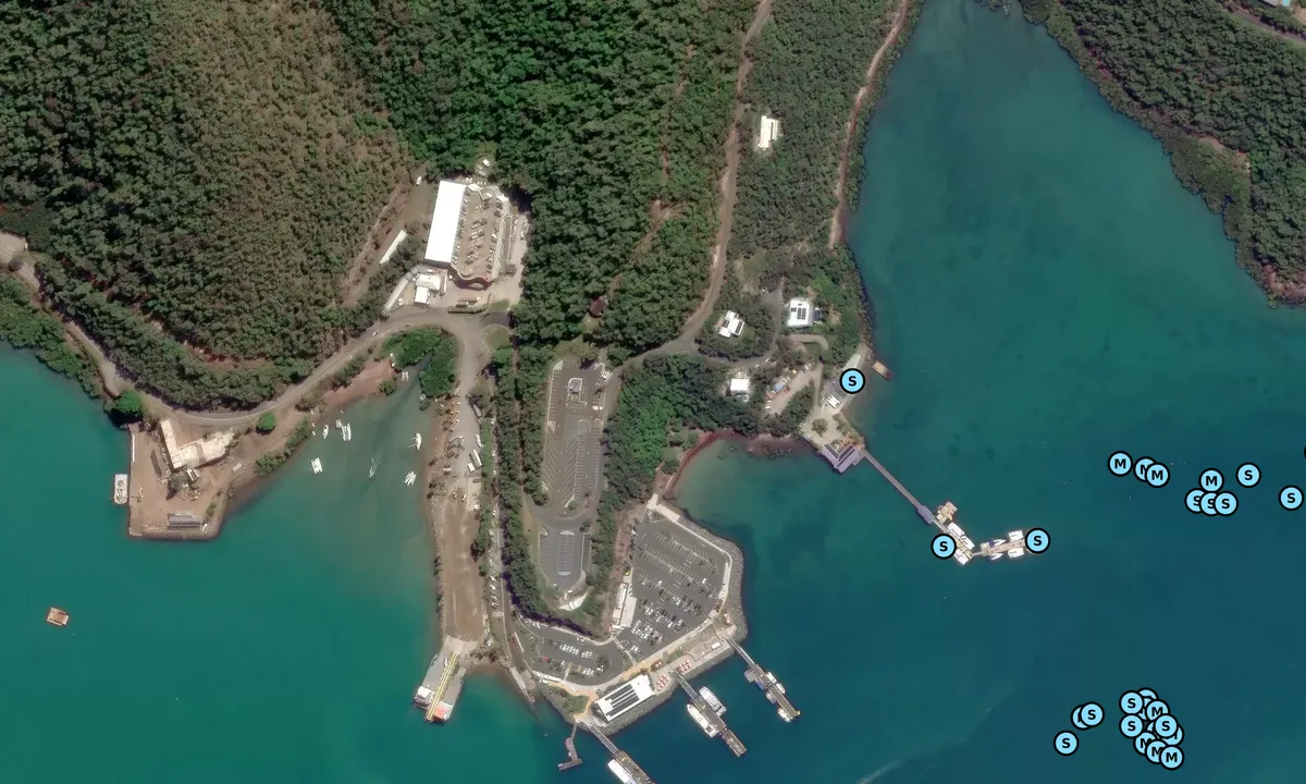 Satelite image of Shute Harbour