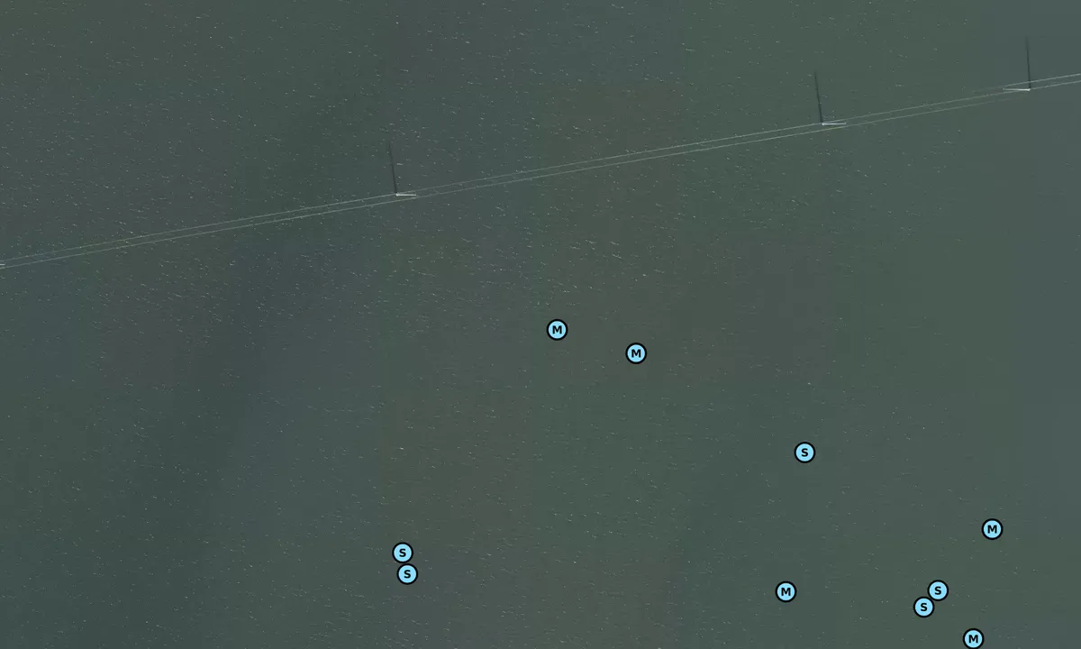 Satelite image of Shuttle Launch Viewing