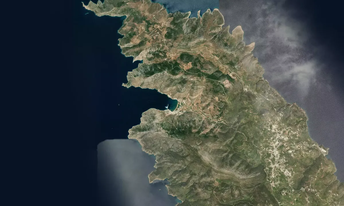 Flyfoto av Sifnos Aegean Sea