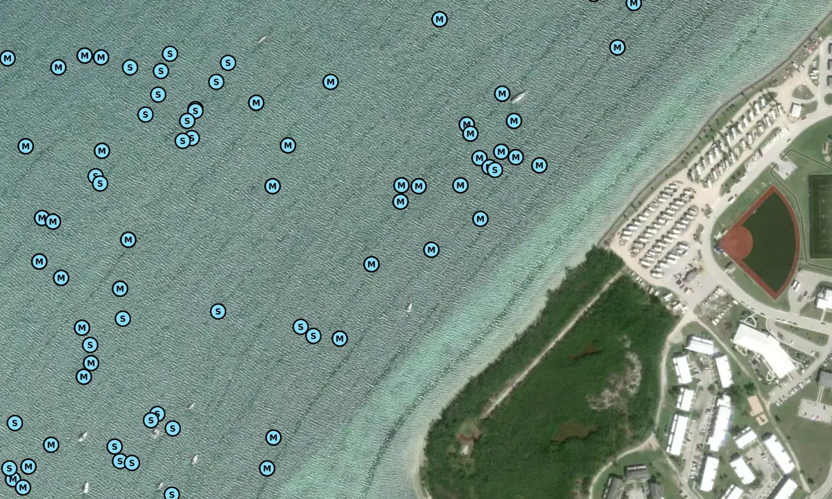 Satelite image of Sigsbee Park