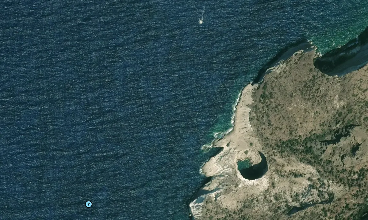 Satelite image of Sikia Cave
