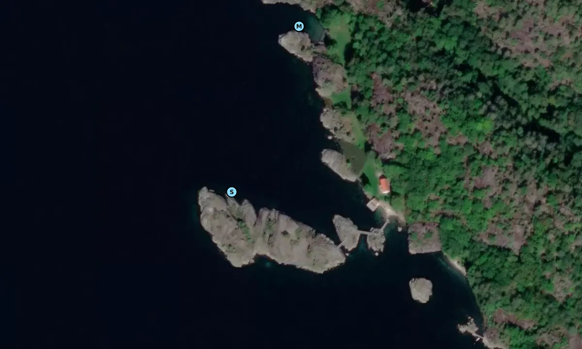 Satelite image of Sildevika - Matholmen