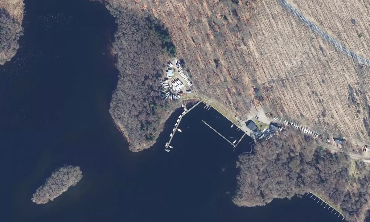 Satelite image of Silkeborg Sejlklub Havn