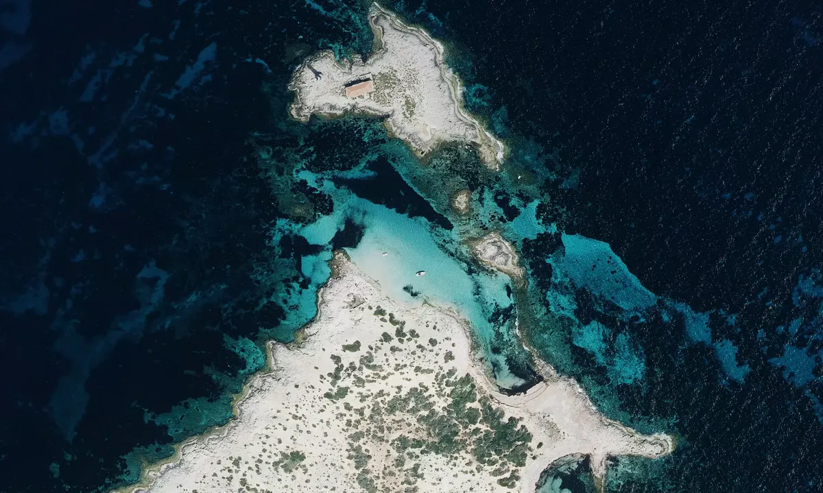 Satelite image of S'illa des porcs