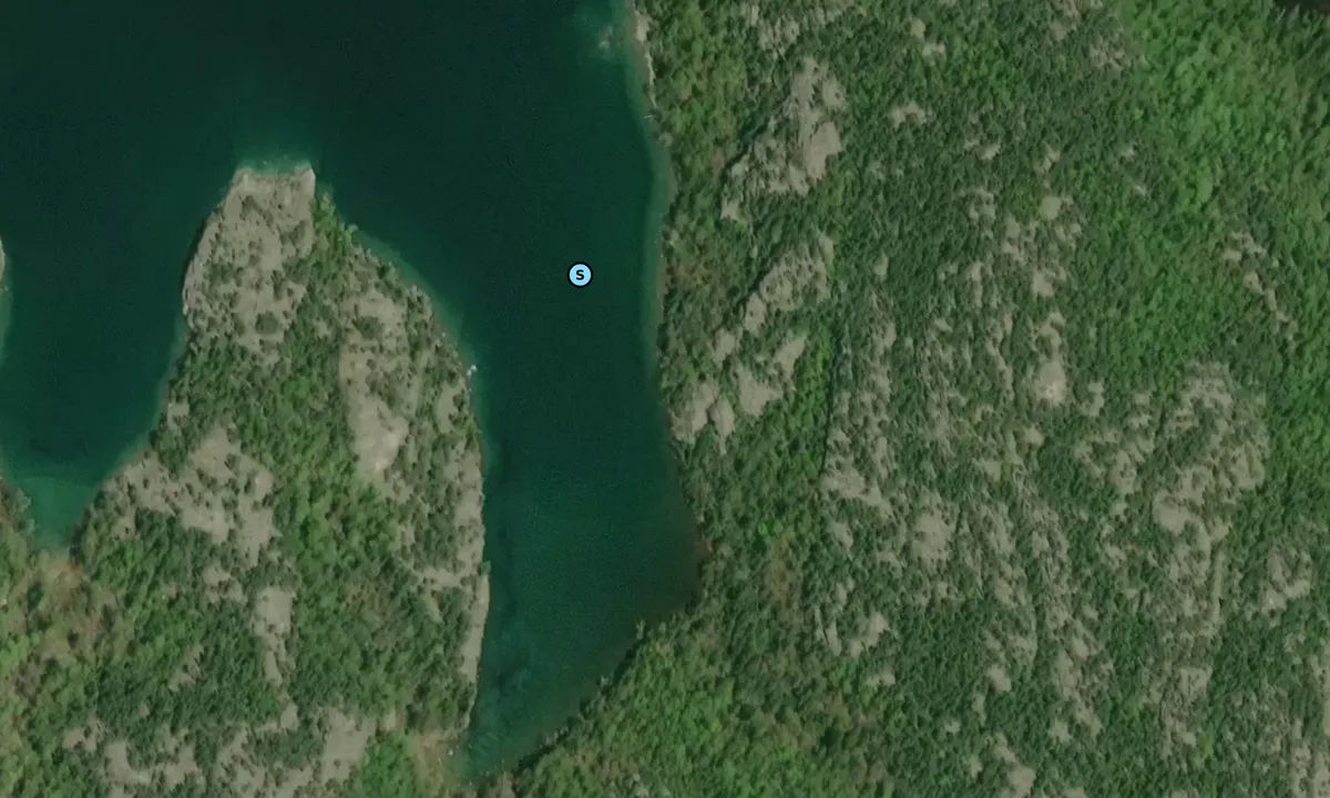 Satelite image of Simon's Harbor