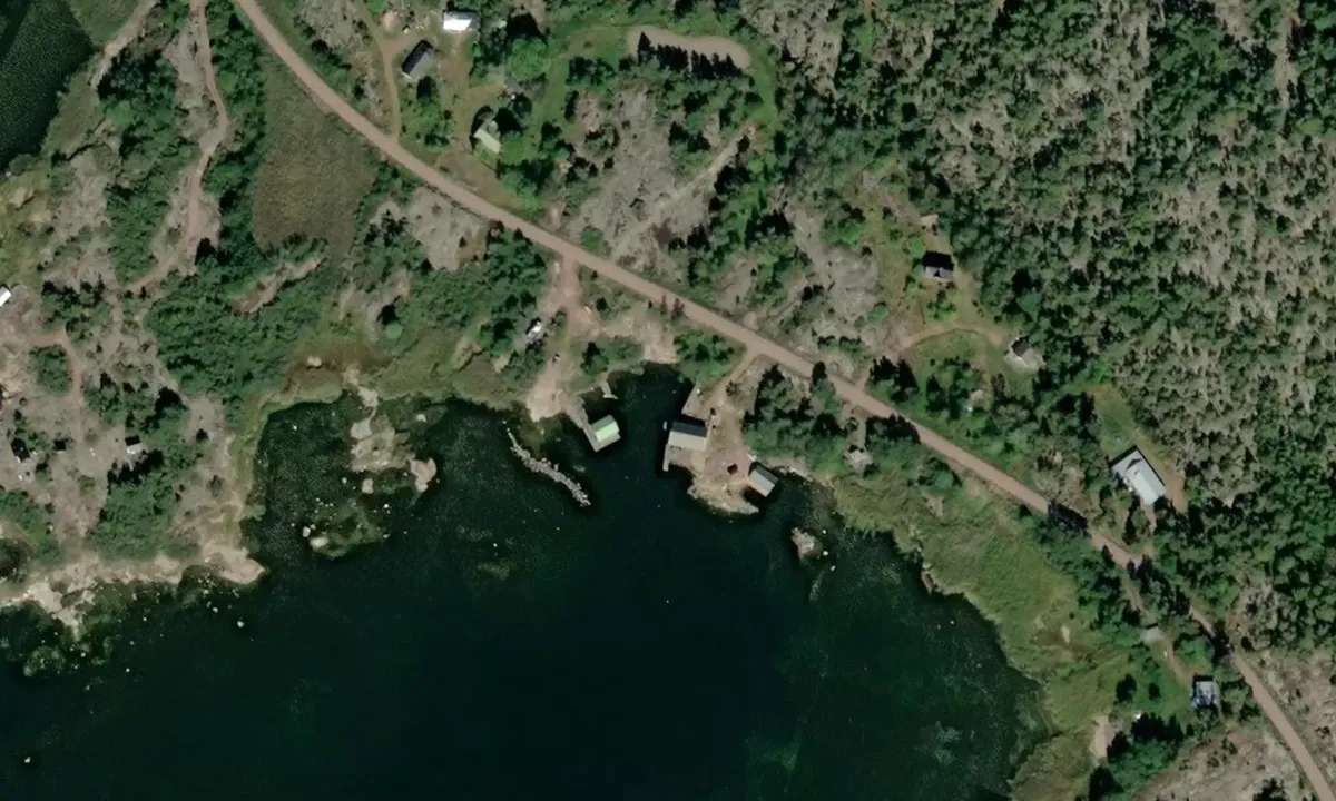 Satelite image of Simskäla