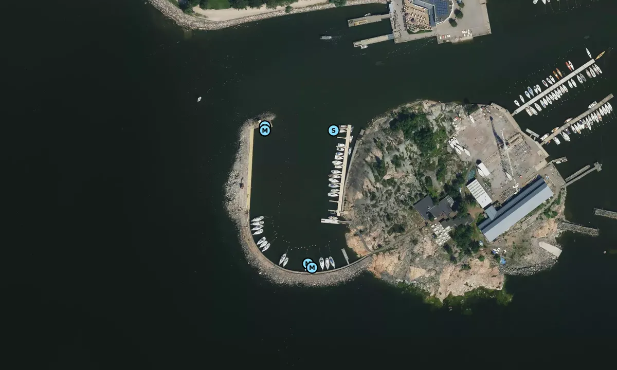 Satelite image of Sirpalesaari