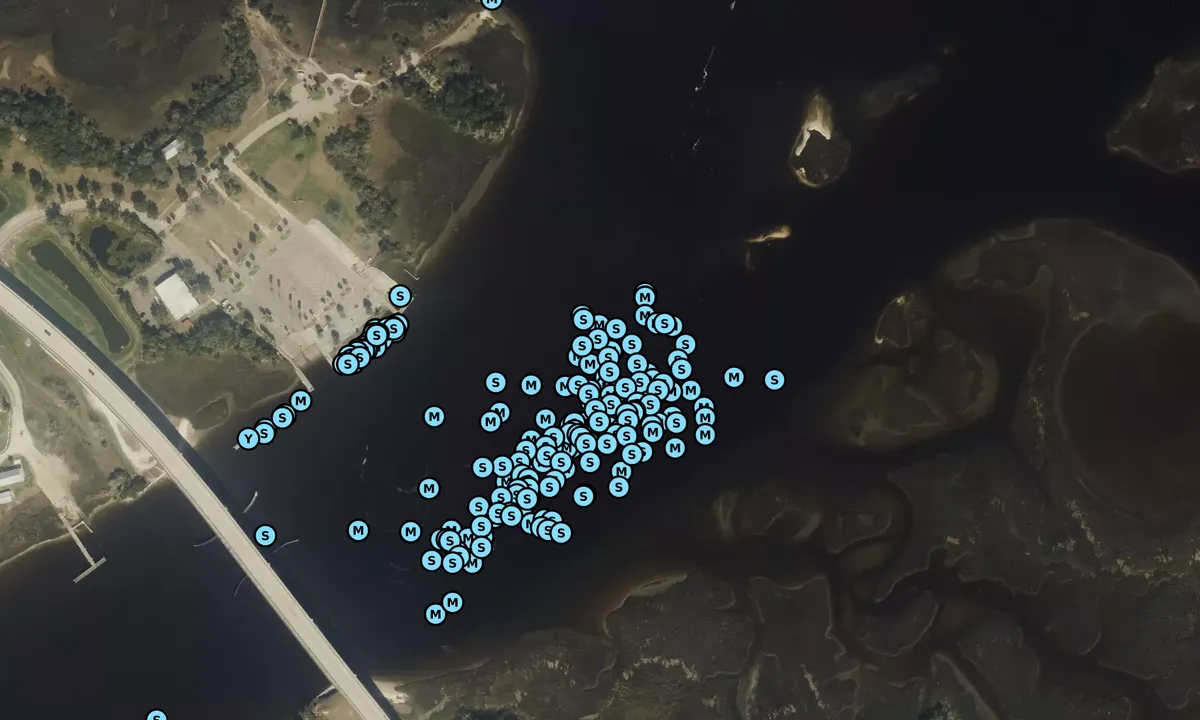 Satelite image of Sisters Creek