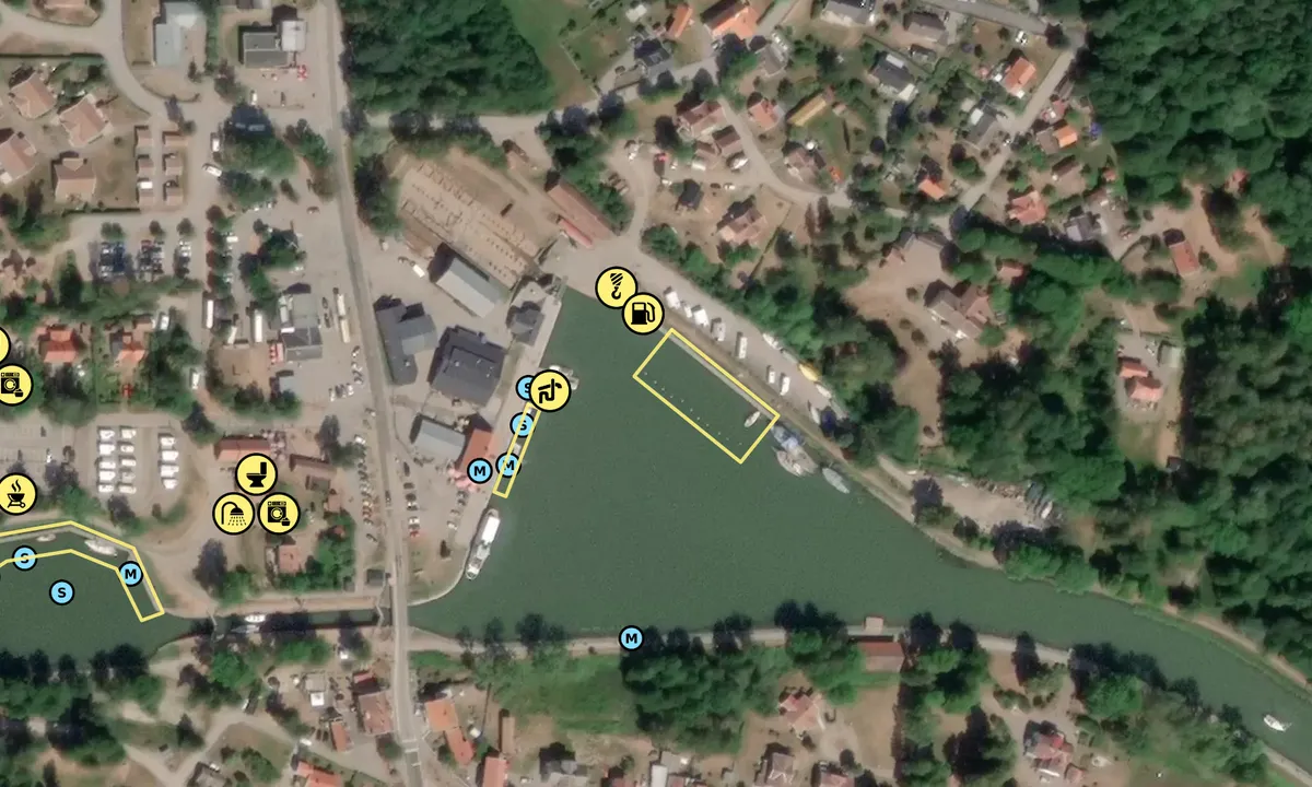 Satelite image of Sjötorp - Varvsbassängen