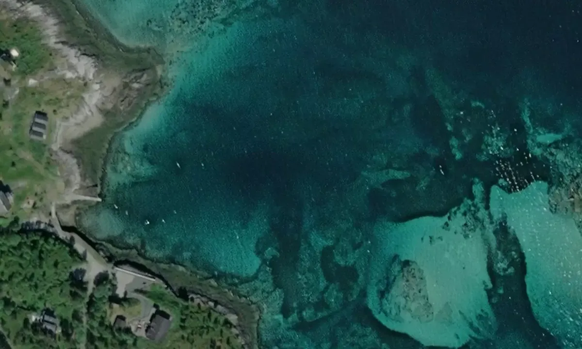 Satelite image of Skaberget
