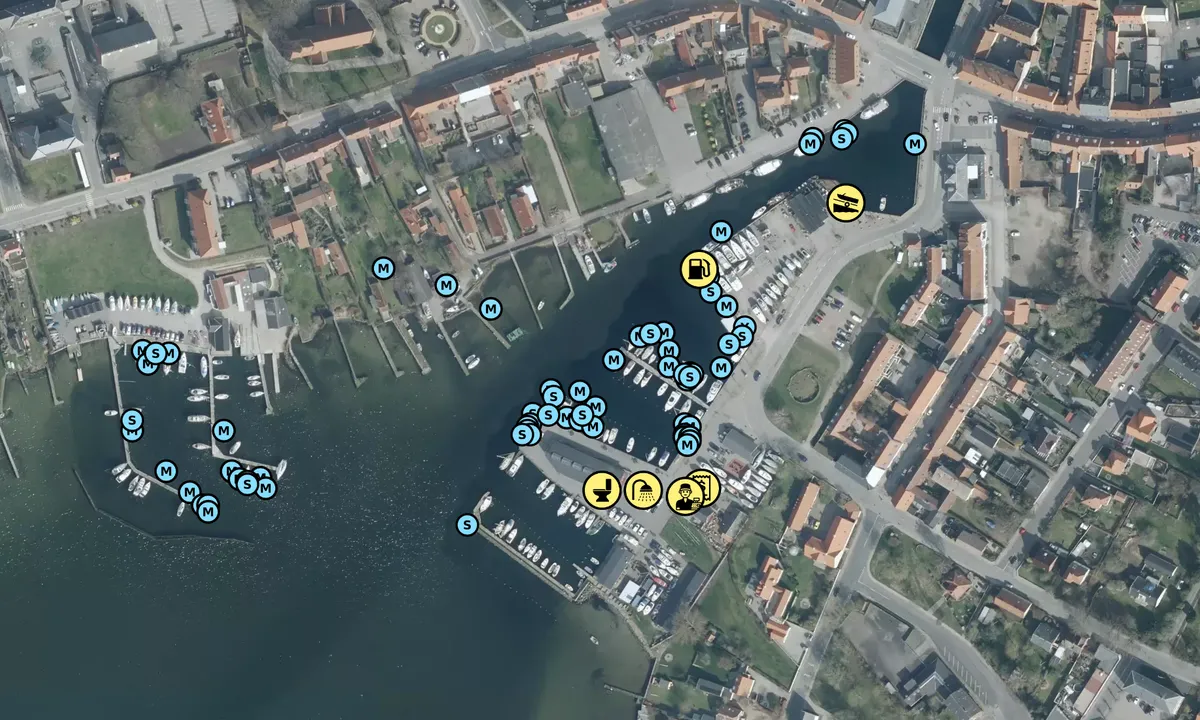 Satelite image of Skælskør Havn