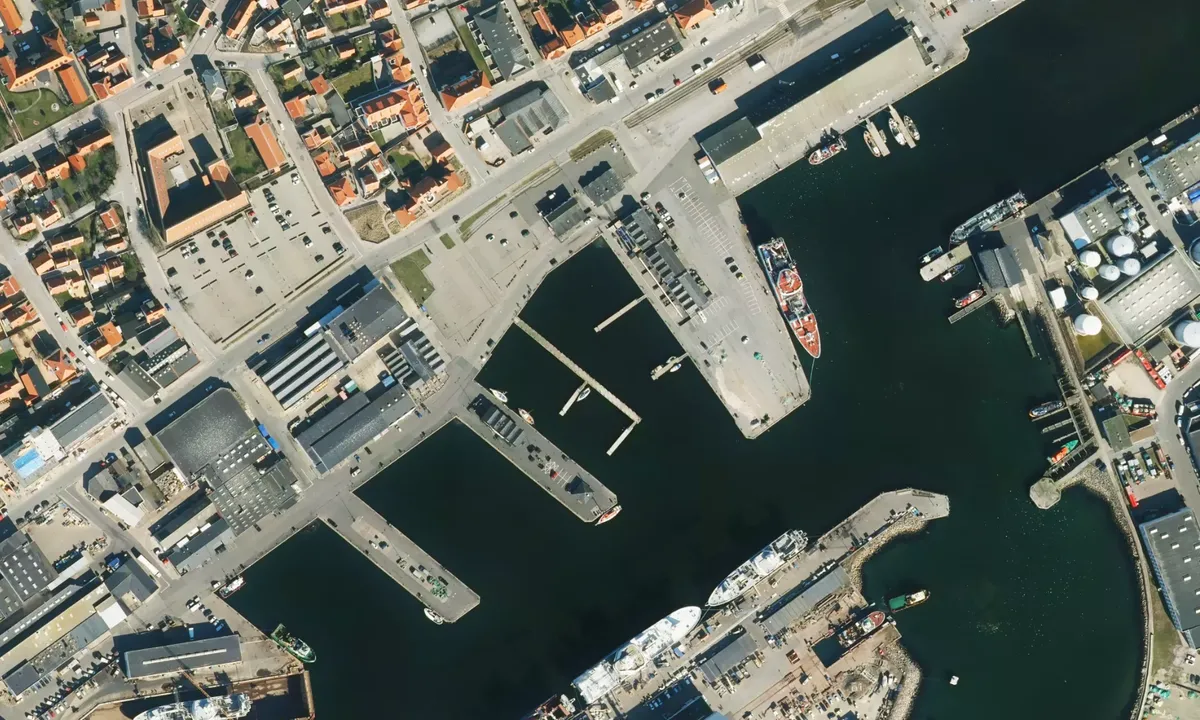Flyfoto av Skagen Lystbådehavn