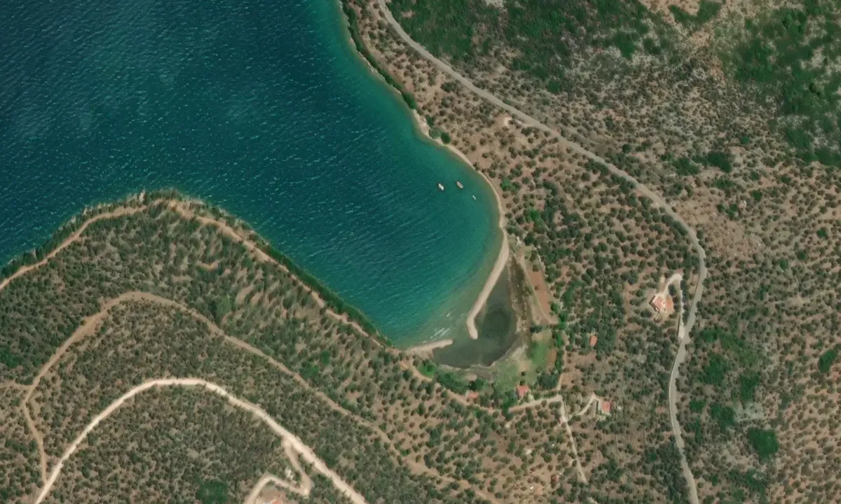 Satelite image of Skala Loutron