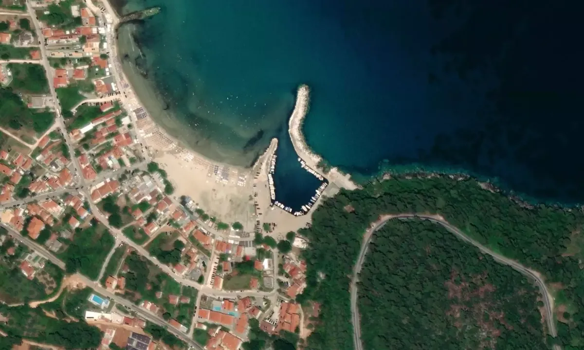 Satelite image of Skala Potamia