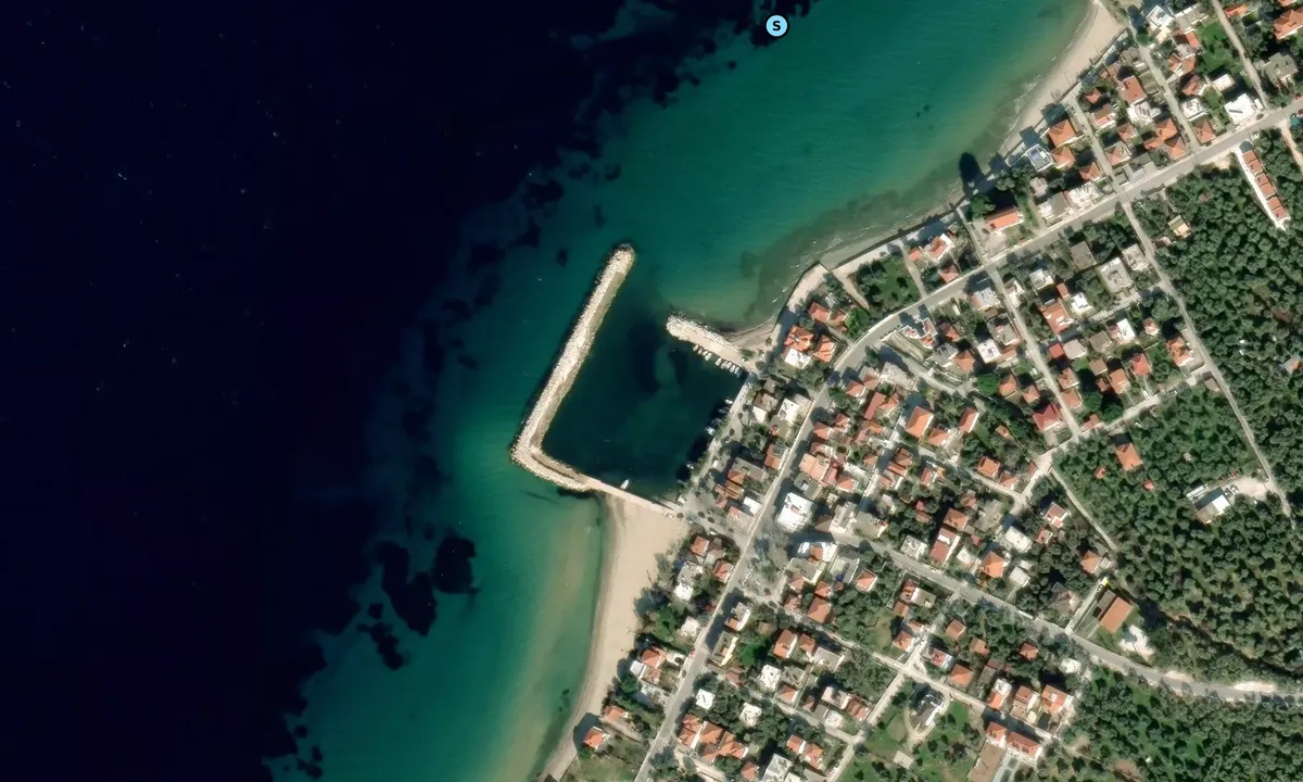 Satelite image of Skala Sotiros