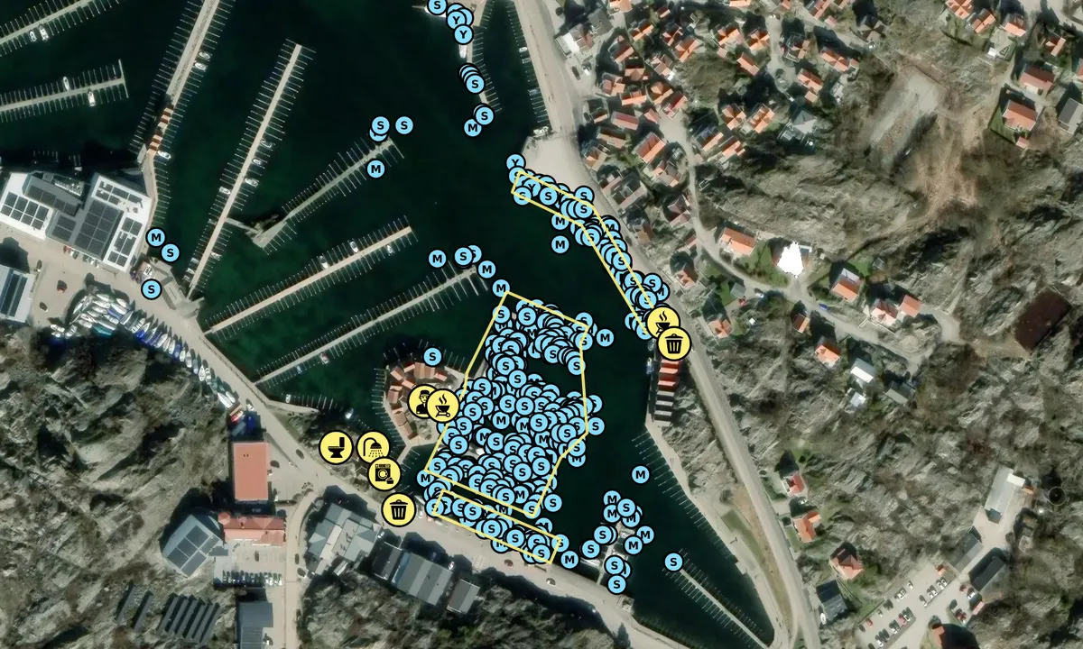 Satelite image of Skärhamns Gästhamn