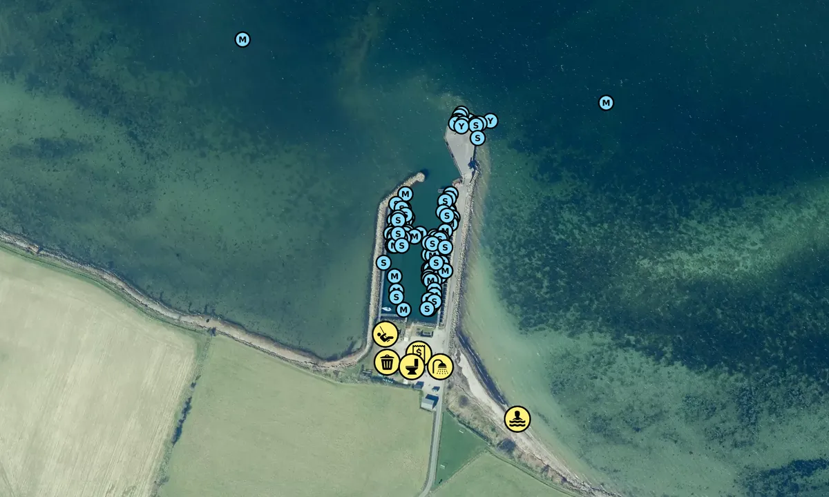 Satelite image of Skarø Havn