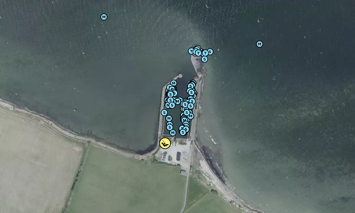 Satelite image of Skarø Havn