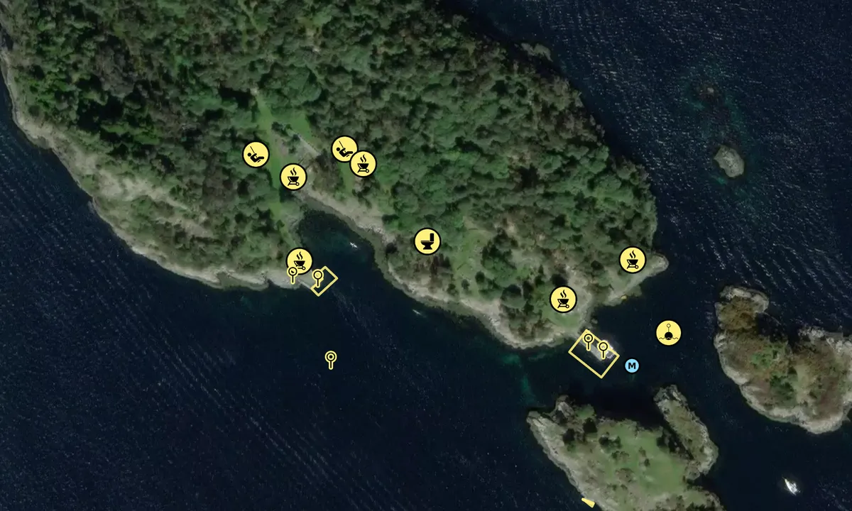 Satelite image of Skarvøyna - Herdla