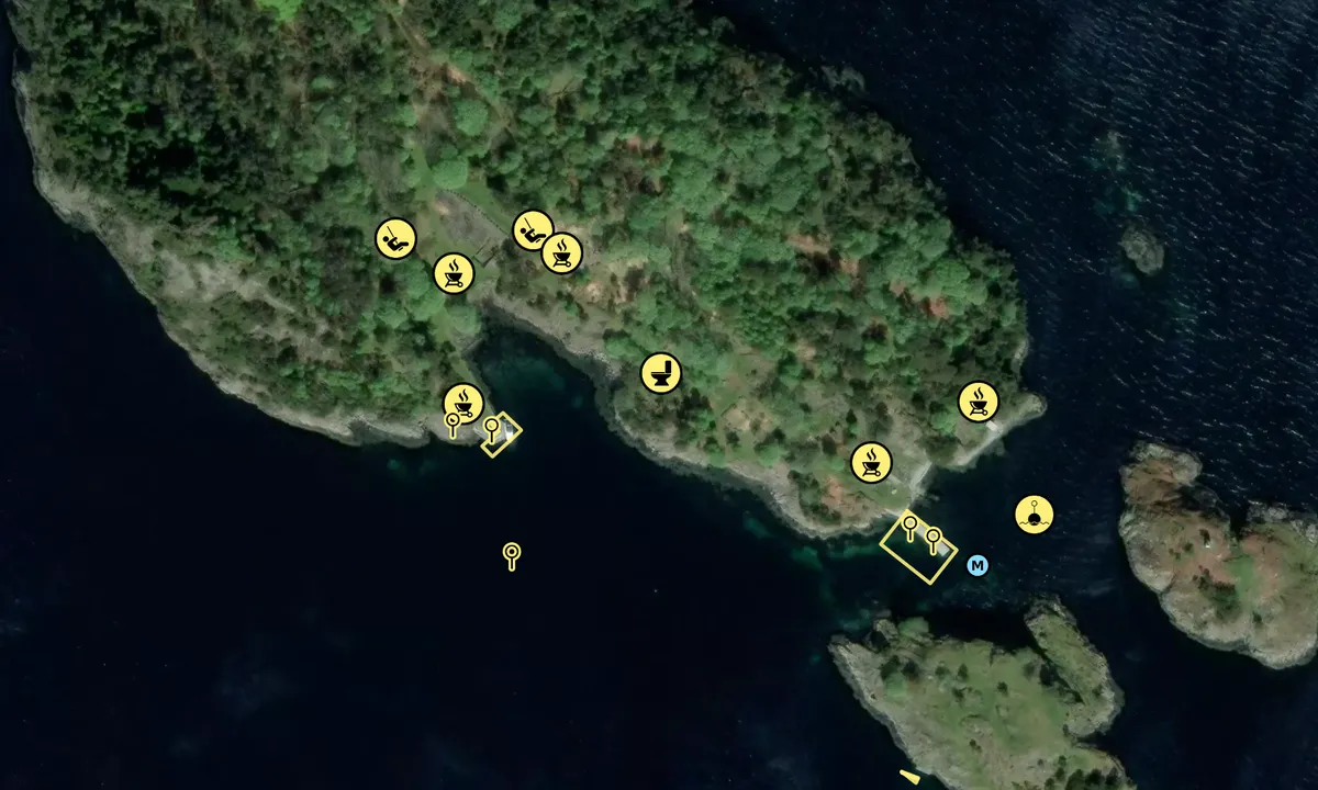 Satelite image of Skarvøyna - Herdla