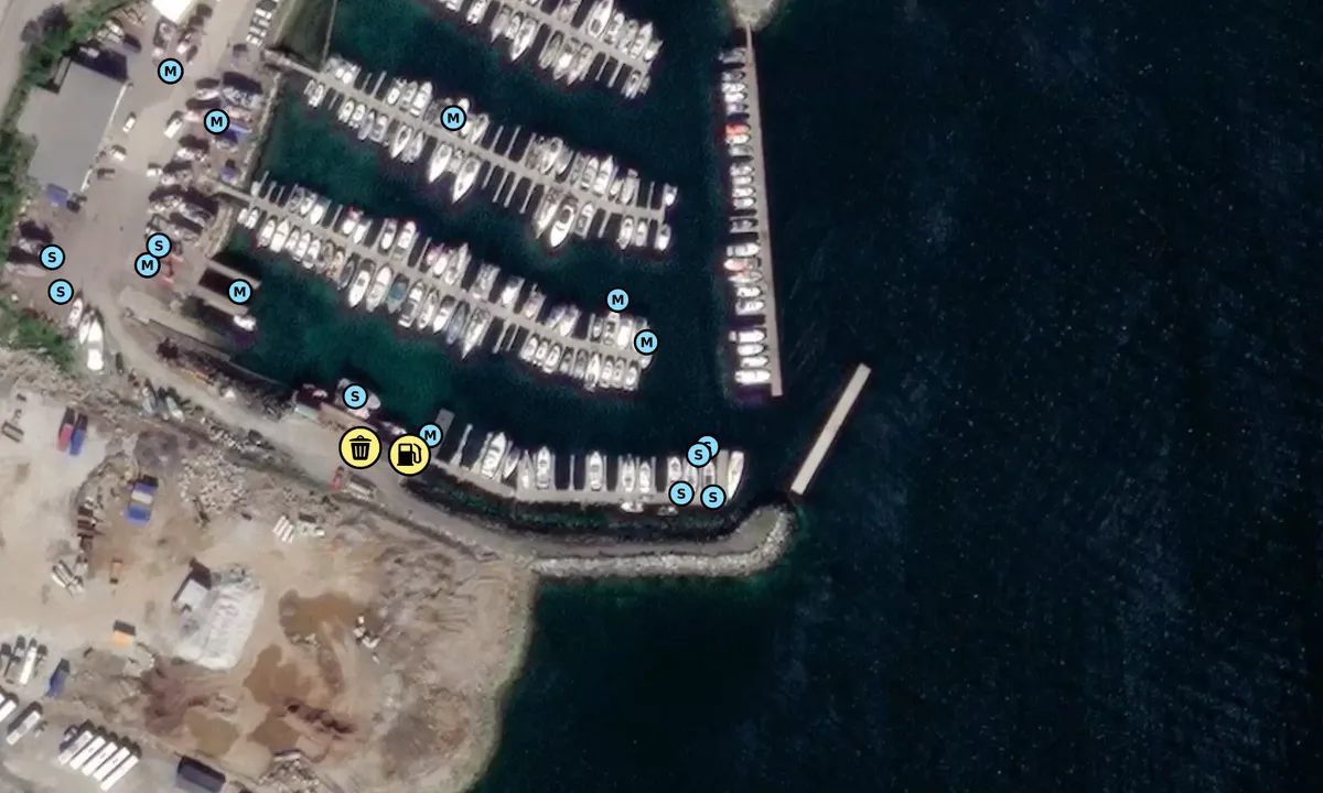 Satelite image of Skattøra Marina
